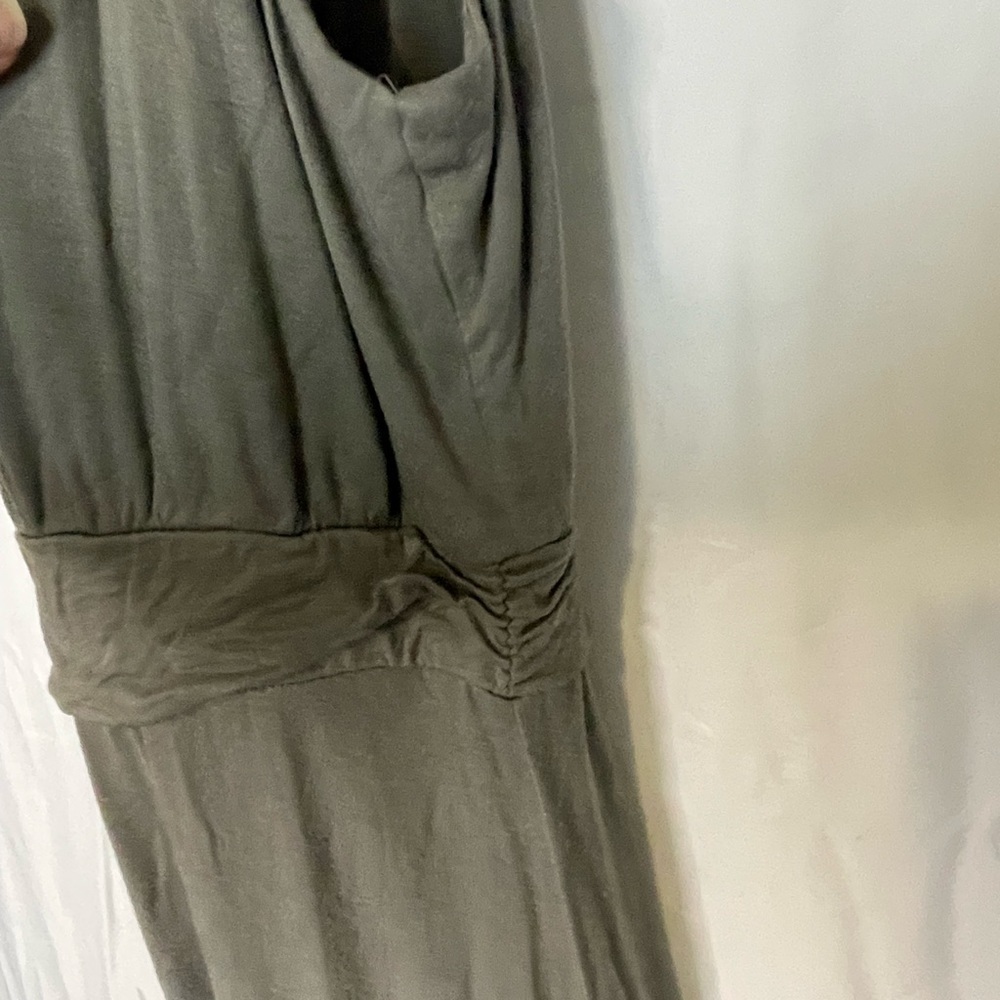 Mix to Stretch/ gray rolled tank top straps dress - Picture 3 of 5